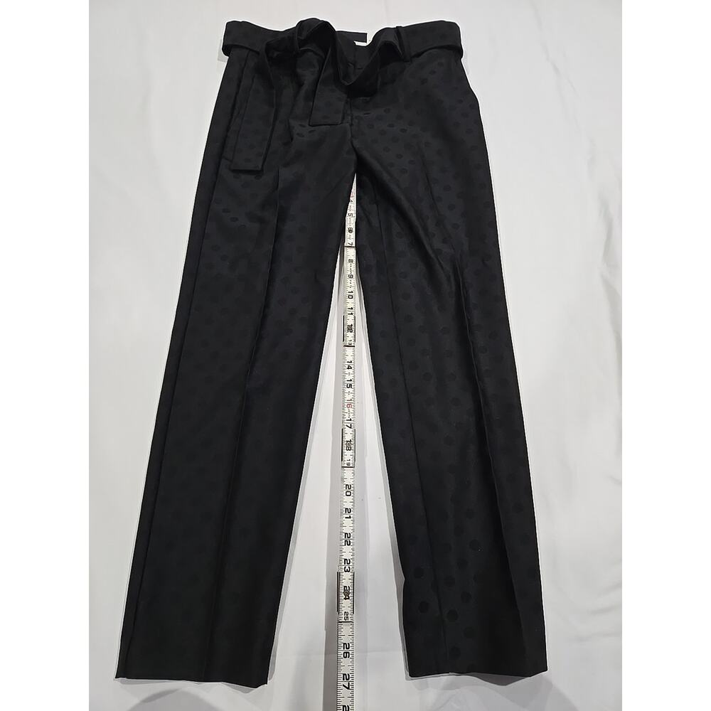 Ann Taylor Mid Rise The Ankle Black Polka Dots Size 2